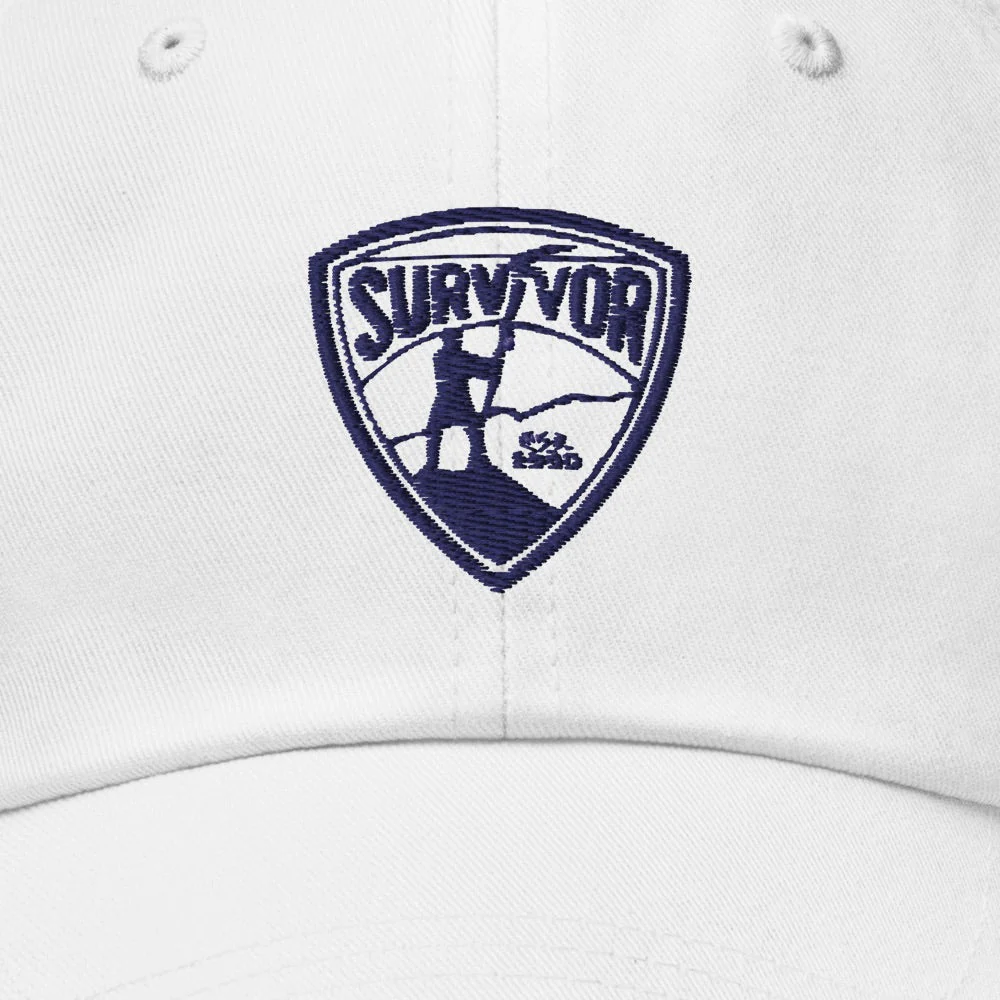 Survivor Badge Dad Hat - Image 2