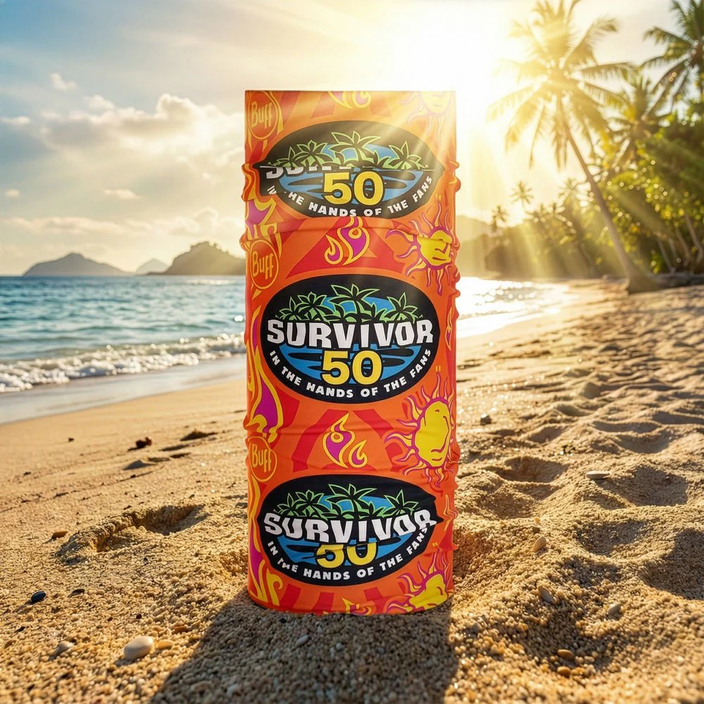 Official Survivor Season 50 Orange Cila Tribe BUFF® Headwear - Image 2