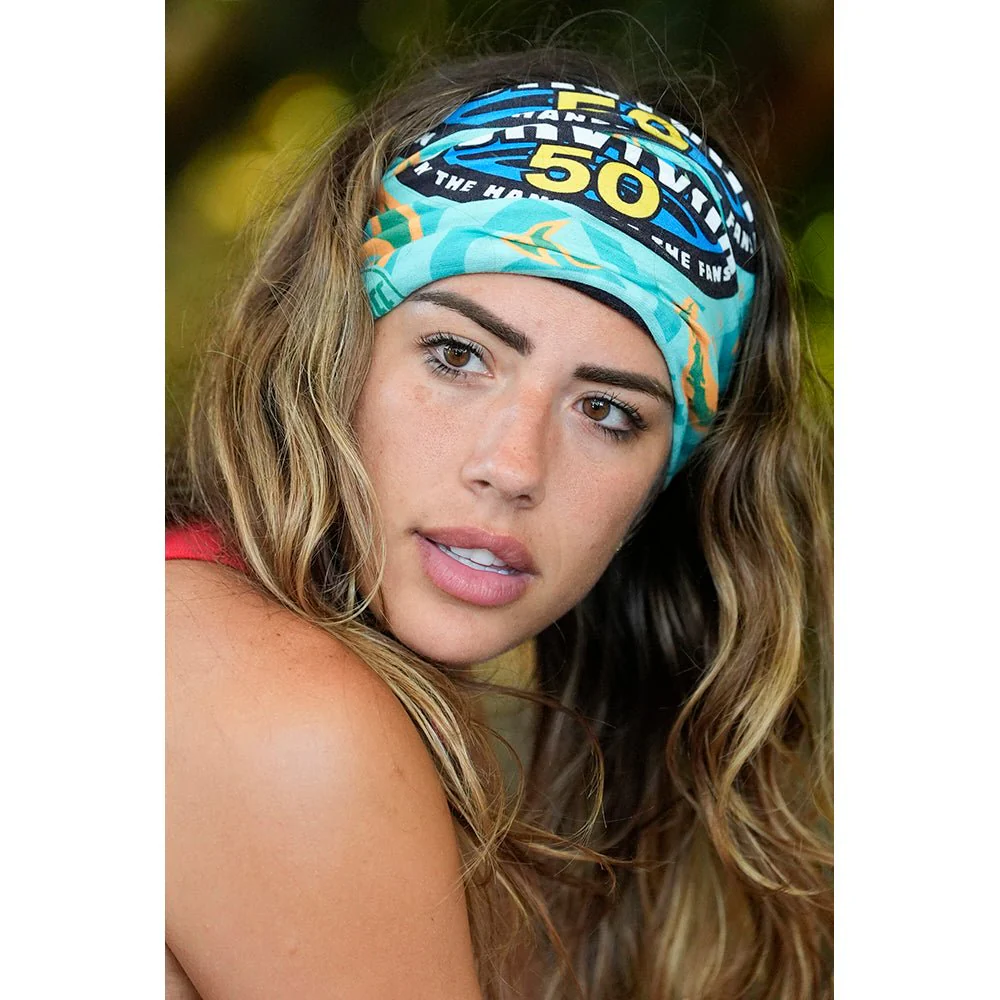 Official Survivor Season 50 Teal Kalo Tribe BUFF® Headwear - Image 7