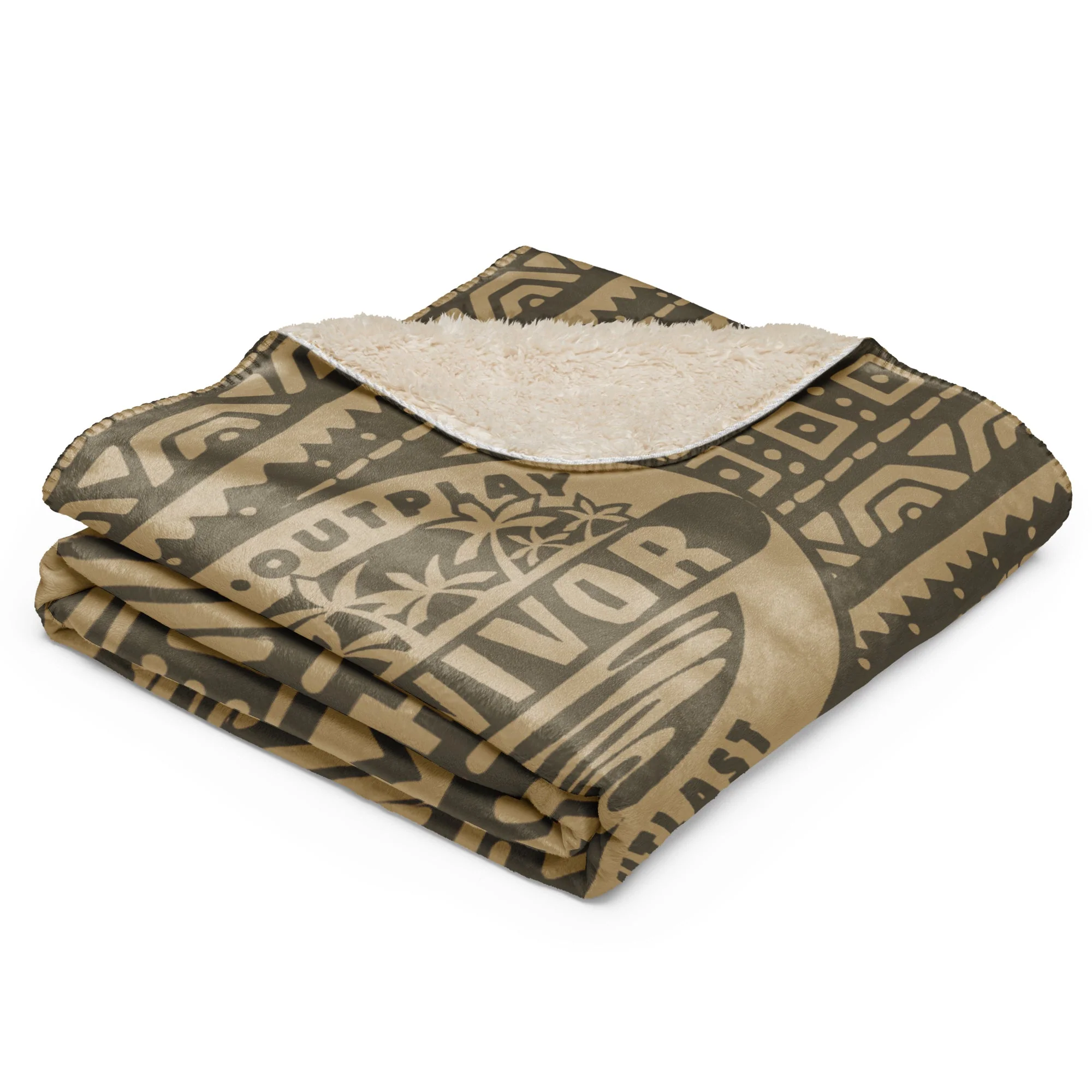 Survivor Castaway Quotes Sherpa Blanket - Image 5
