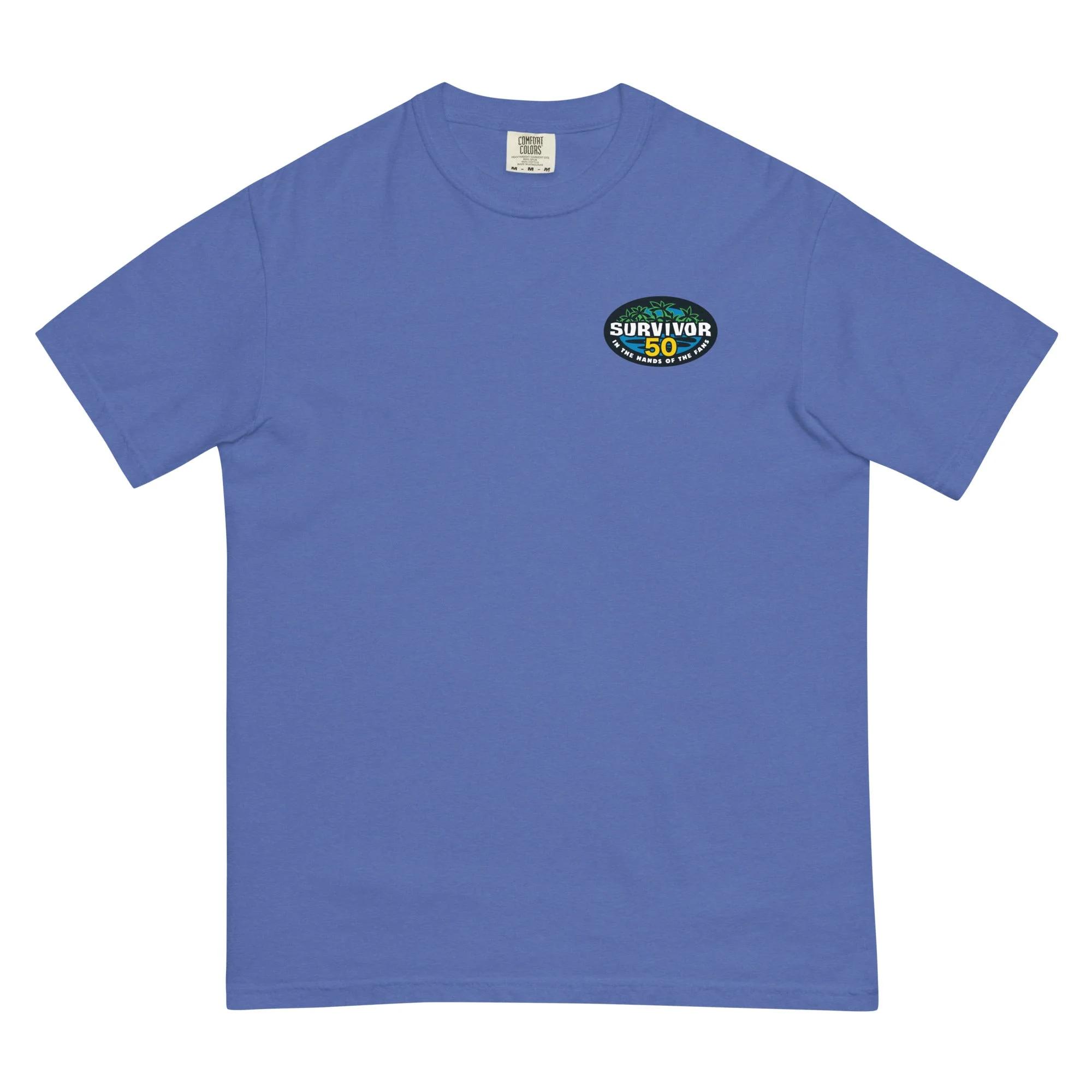 Survivor Comfort Colors T-Shirt 50 Seasons Logo - Image 10