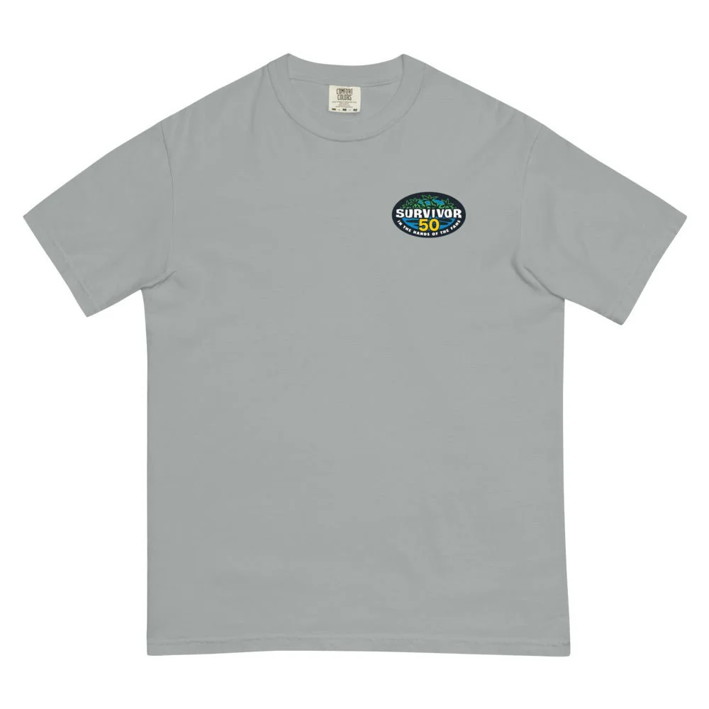 Survivor Comfort Colors T-Shirt 50 Seasons Logo - Image 3