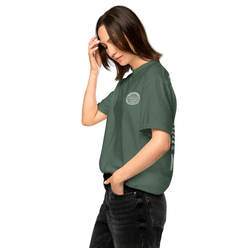 Survivor T-Shirt "Earn The Merge" Comfort Colors - Image 4