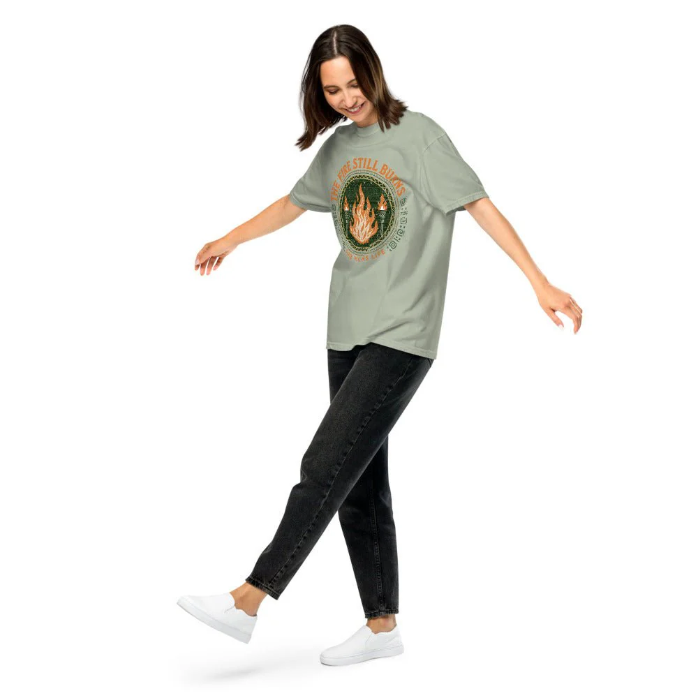Survivor T-Shirt "The Fire Still Burns" Comfort Colors - Image 3