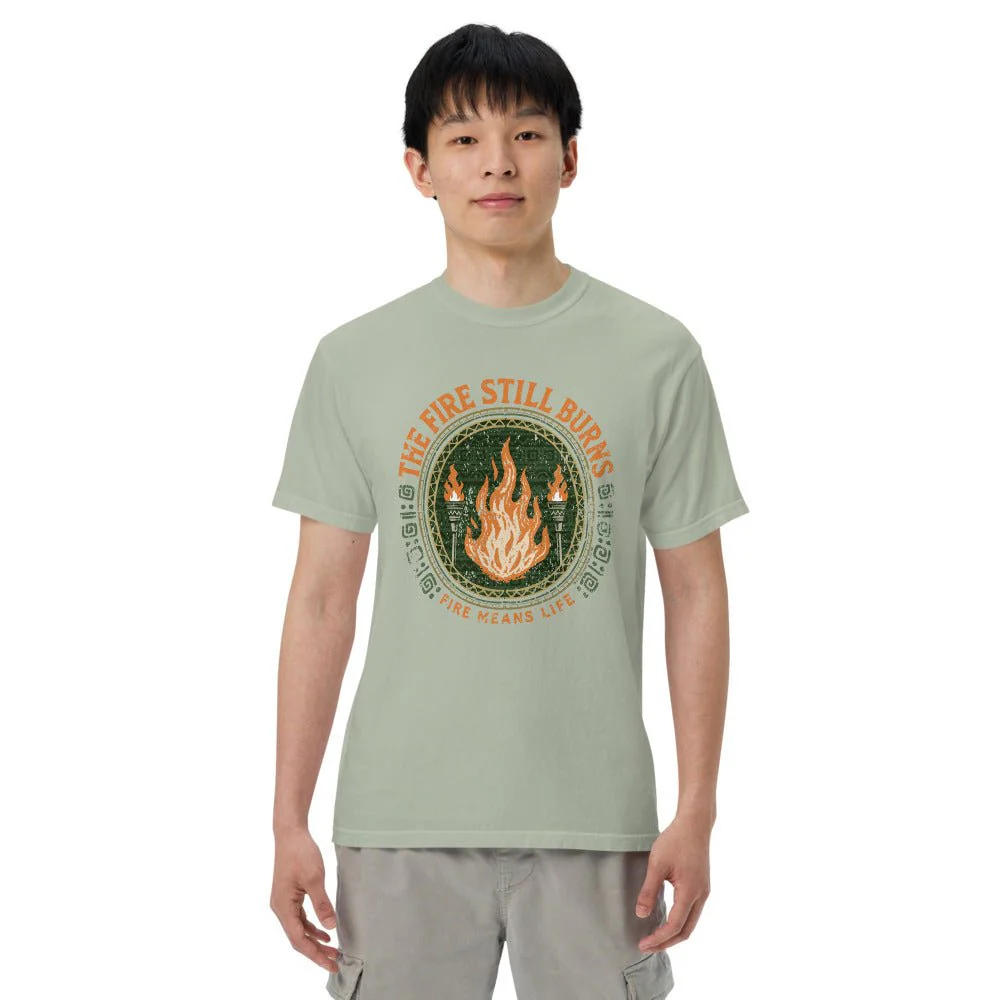 Survivor T-Shirt "The Fire Still Burns" Comfort Colors - Image 5