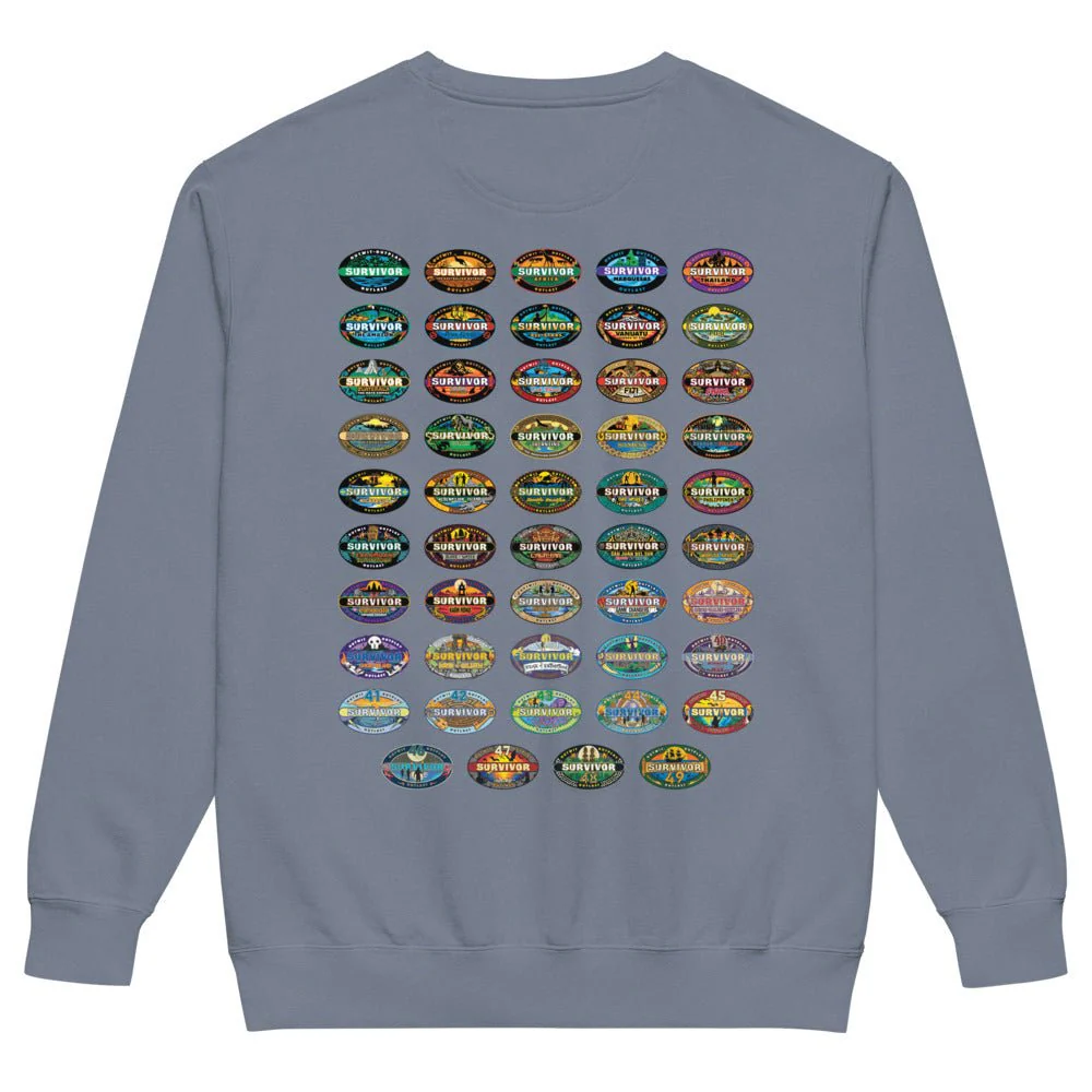 Survivor Crewneck 50 Seasons Logo