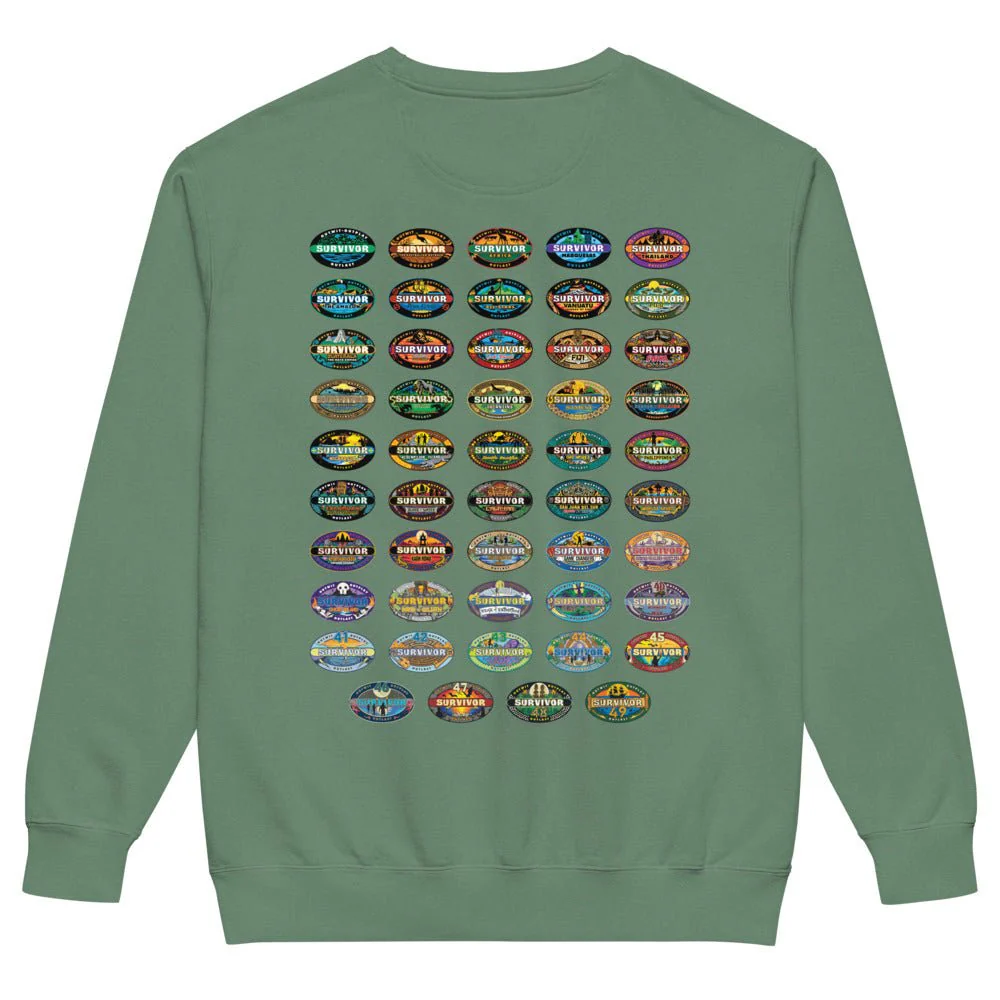 Survivor Crewneck 50 Seasons Logo - Image 2