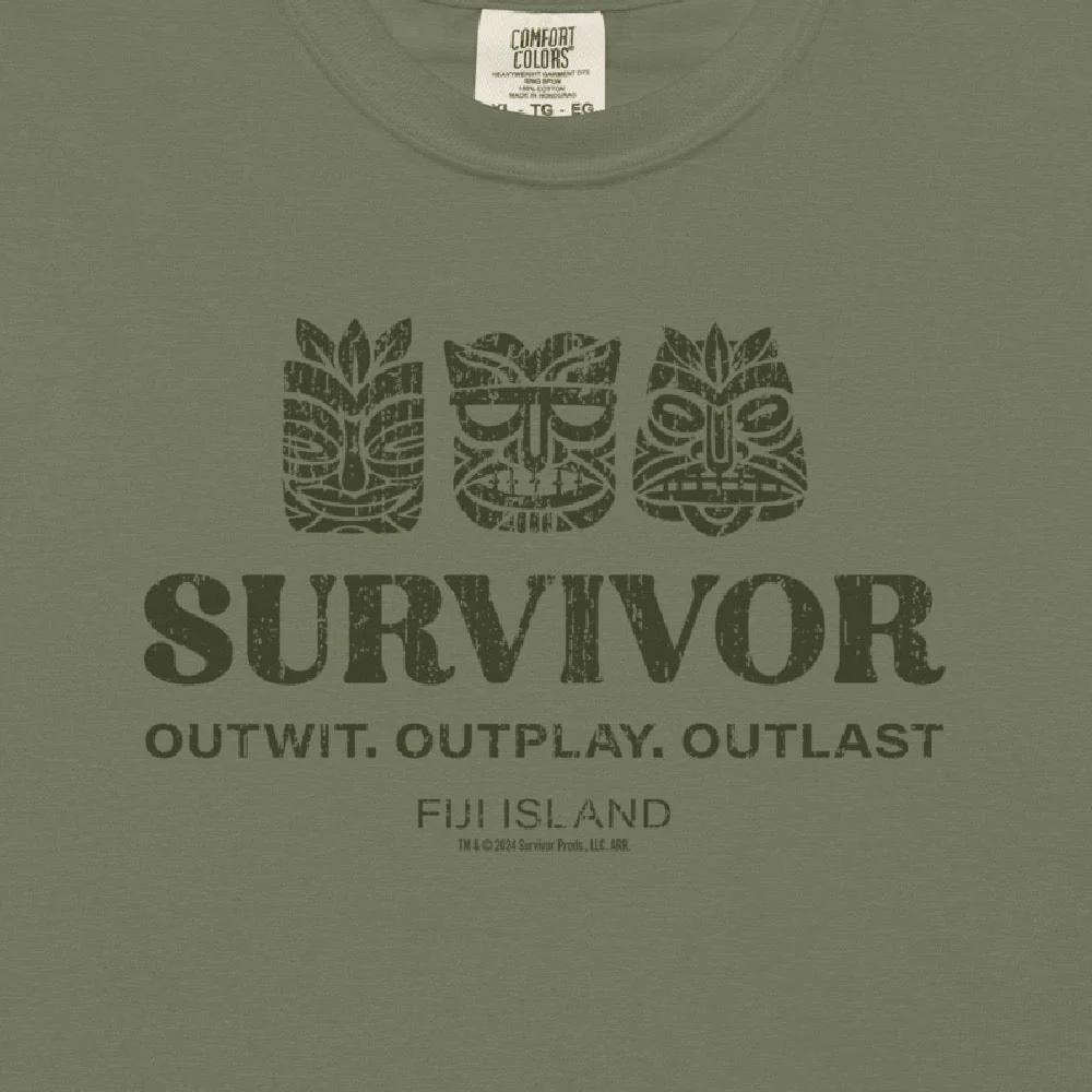 Survivor Fiji Island Comfort Colors T-Shirt - Image 2