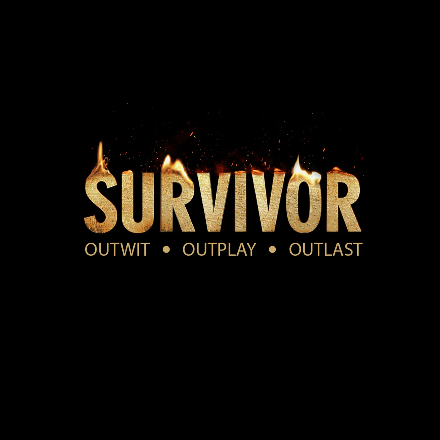 Survivor Flame Logo Black Mug - Image 3