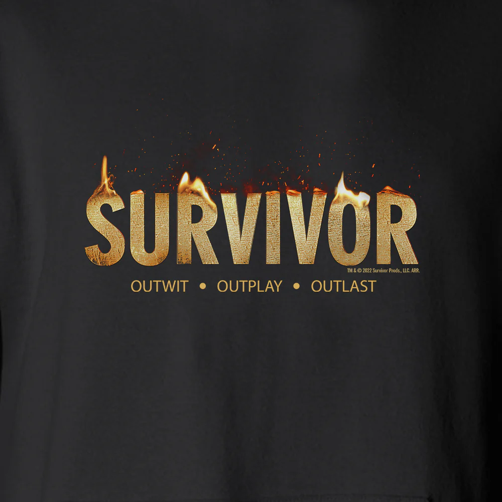 Survivor Flame Logo Hooded Sweatshirt - Image 2