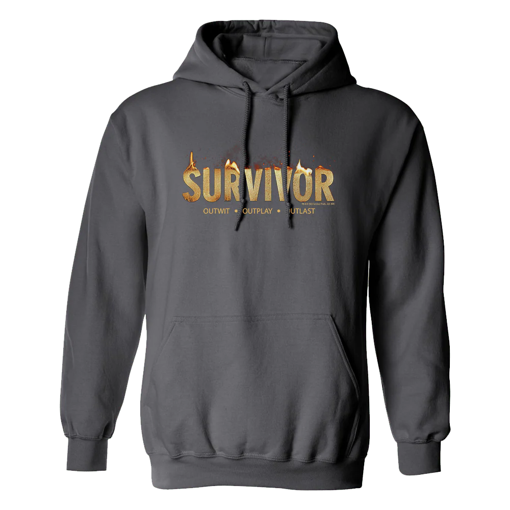 Survivor Flame Logo Hooded Sweatshirt - Image 3
