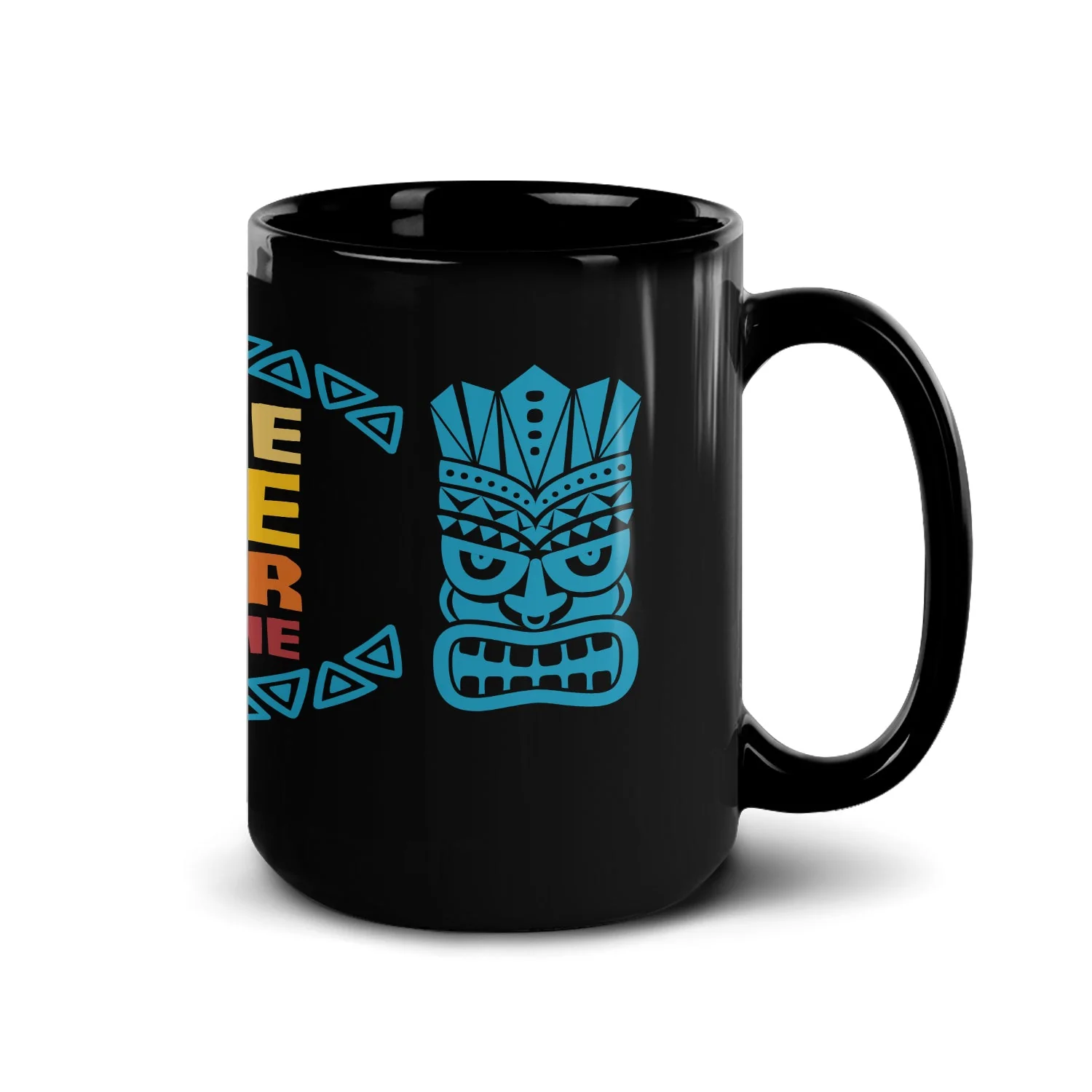 Survivor Future Tribe Member Personalized Black Mug - Image 3