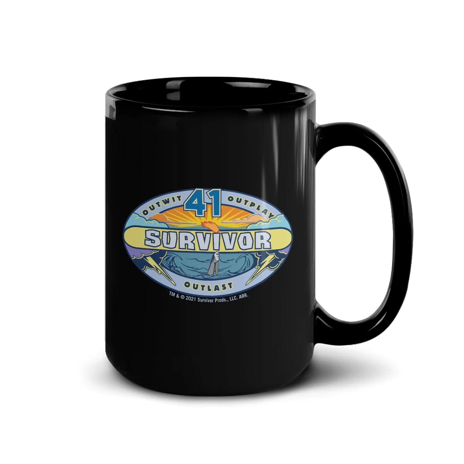 Survivor Goat On Astroturf Quote Black Mug - Image 4