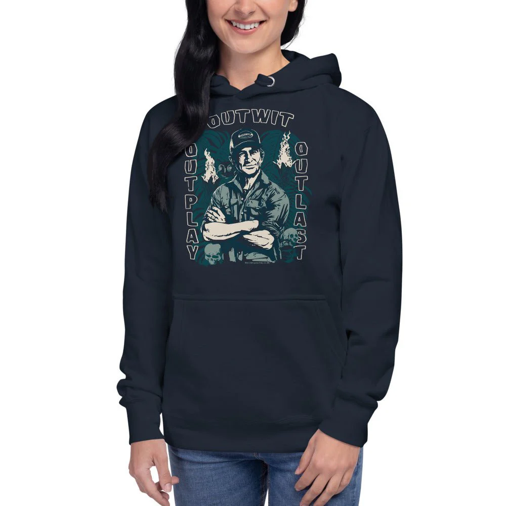 Survivor Hoodie Jeff Tribal Outwit. Outplay. Outlast. - Image 4