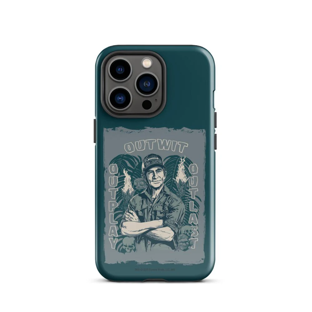 Survivor iPhone Tough Case Jeff Tribal Outwit. Outplay. Outlast. - Image 21