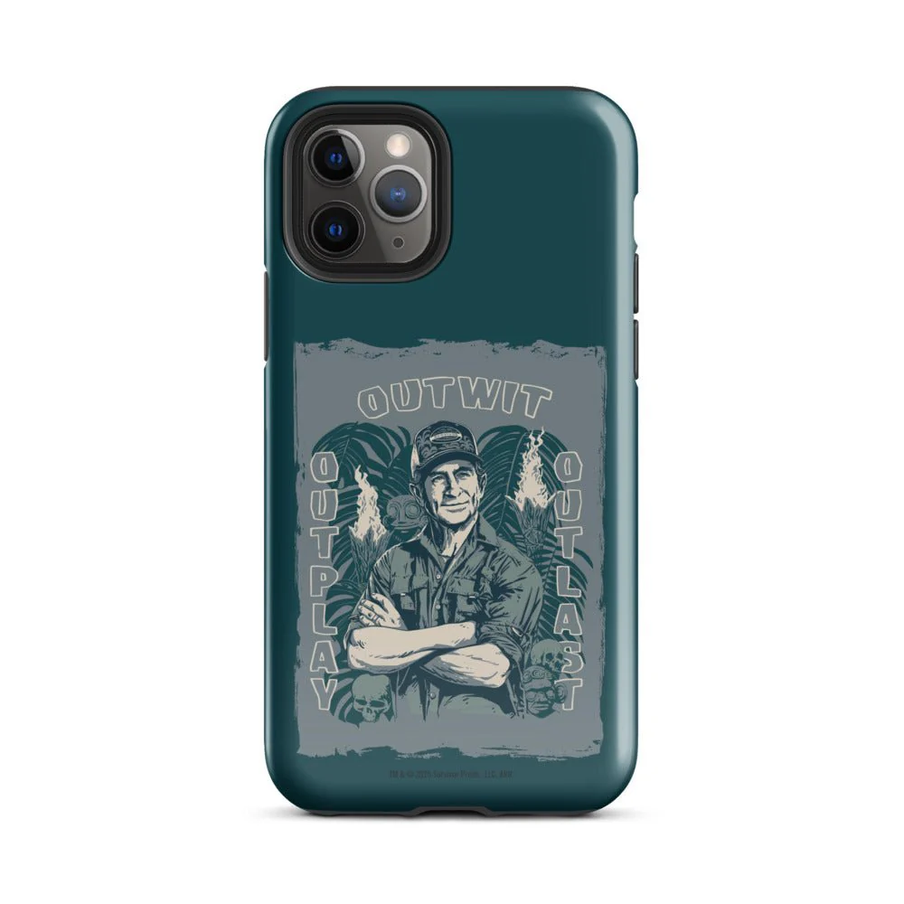 Survivor iPhone Tough Case Jeff Tribal Outwit. Outplay. Outlast. - Image 29