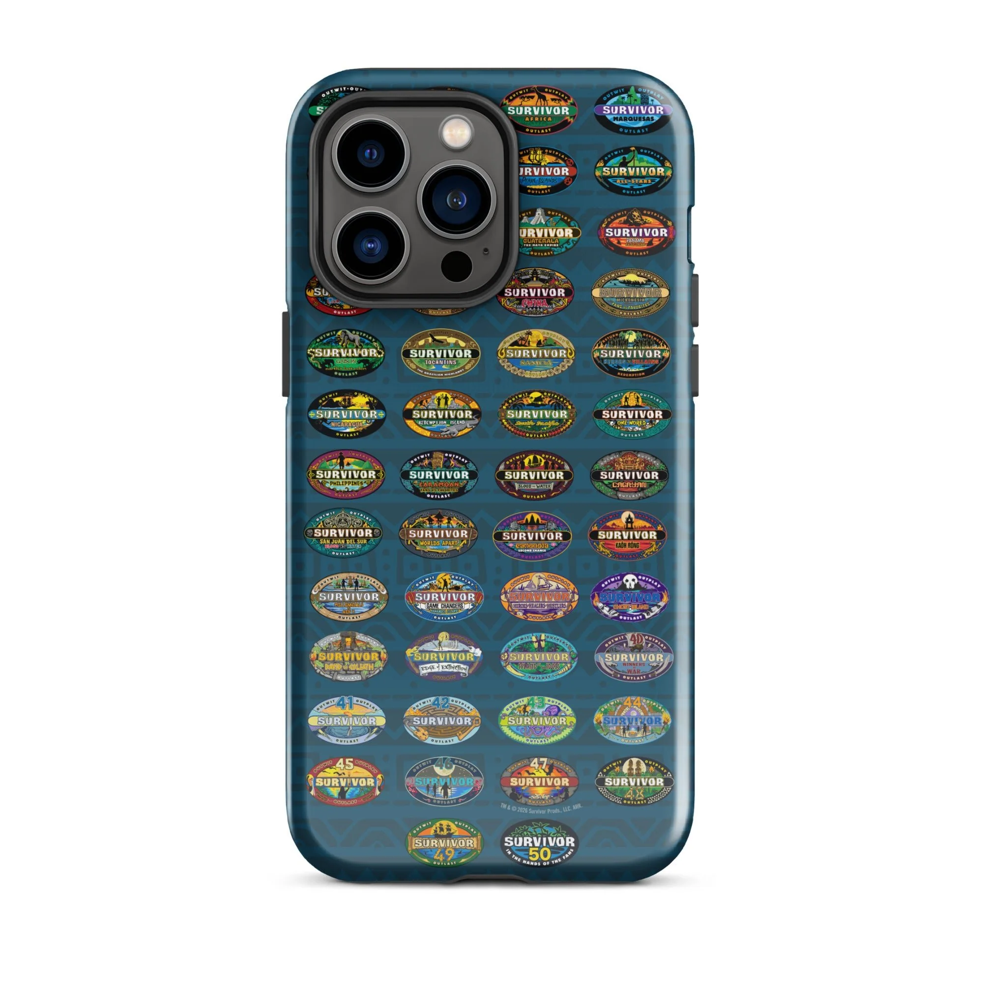 Survivor iPhone Tough Phone Case 50 Seasons Logo - Image 15