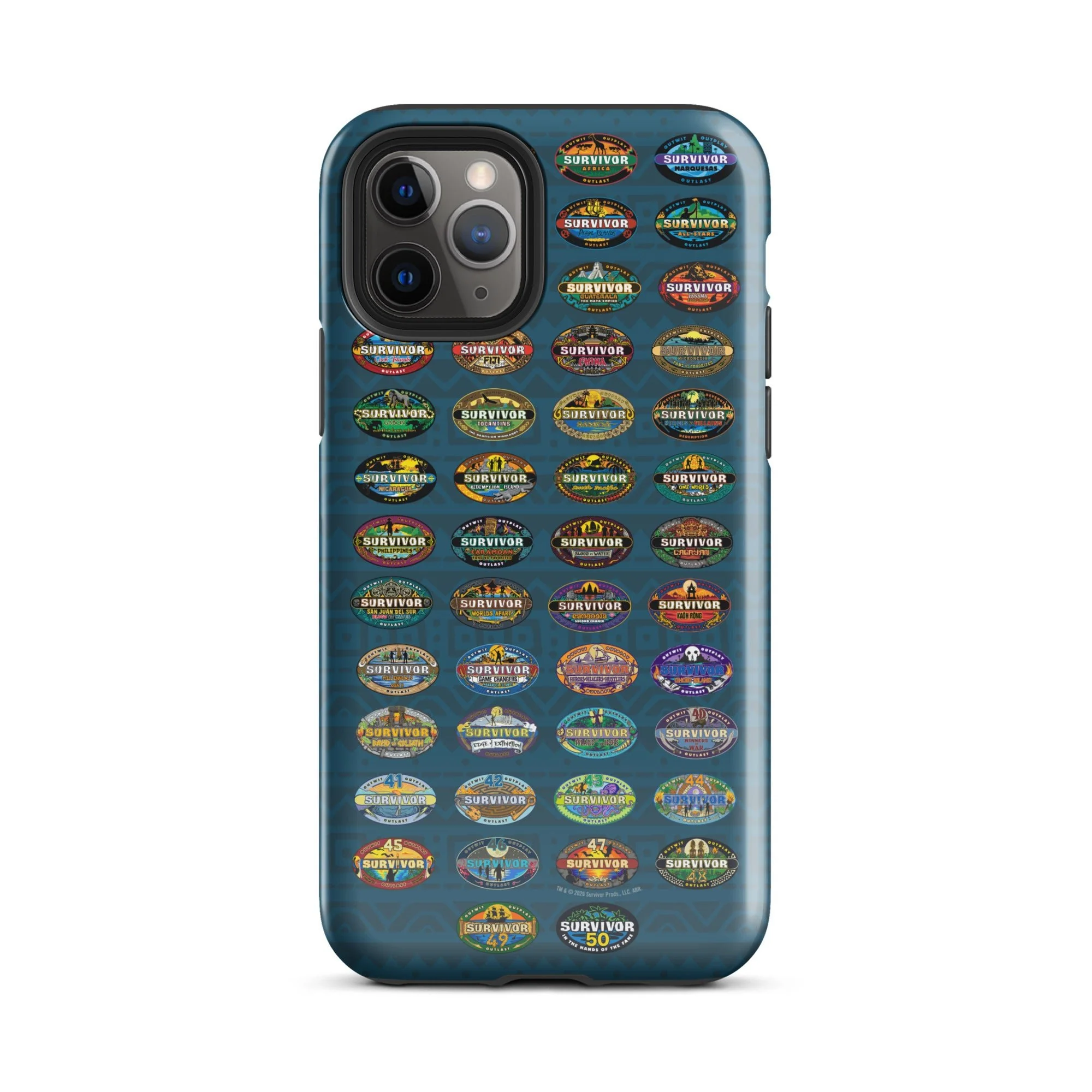 Survivor iPhone Tough Phone Case 50 Seasons Logo - Image 2