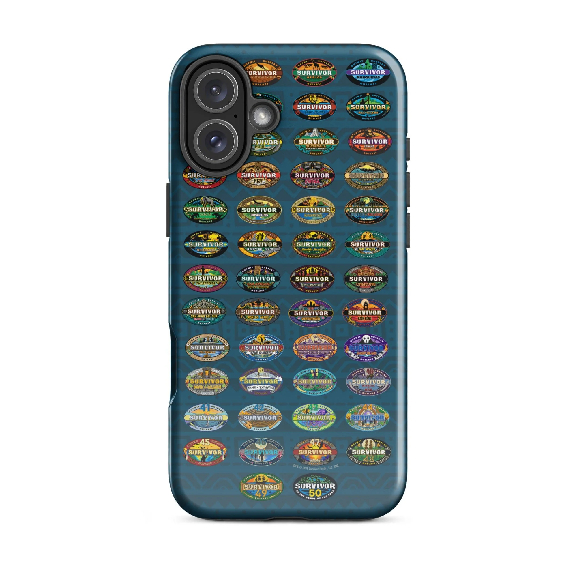 Survivor iPhone Tough Phone Case 50 Seasons Logo - Image 21