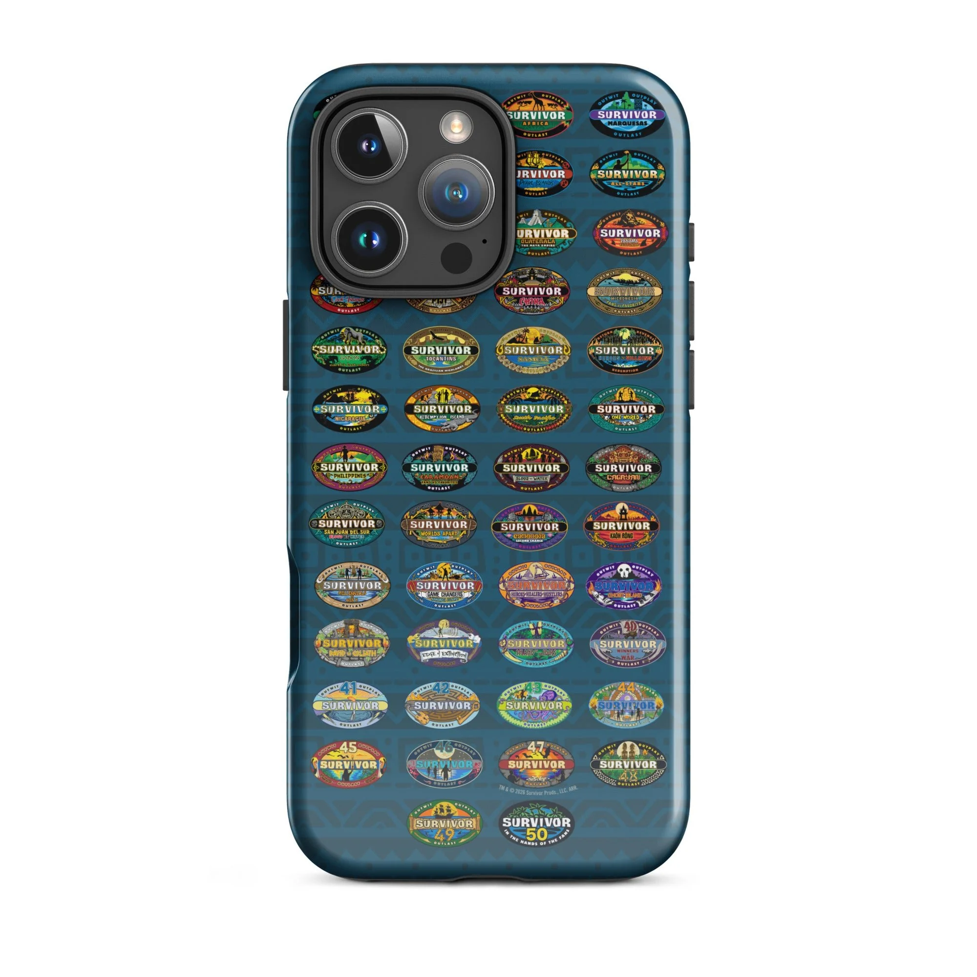 Survivor iPhone Tough Phone Case 50 Seasons Logo - Image 23
