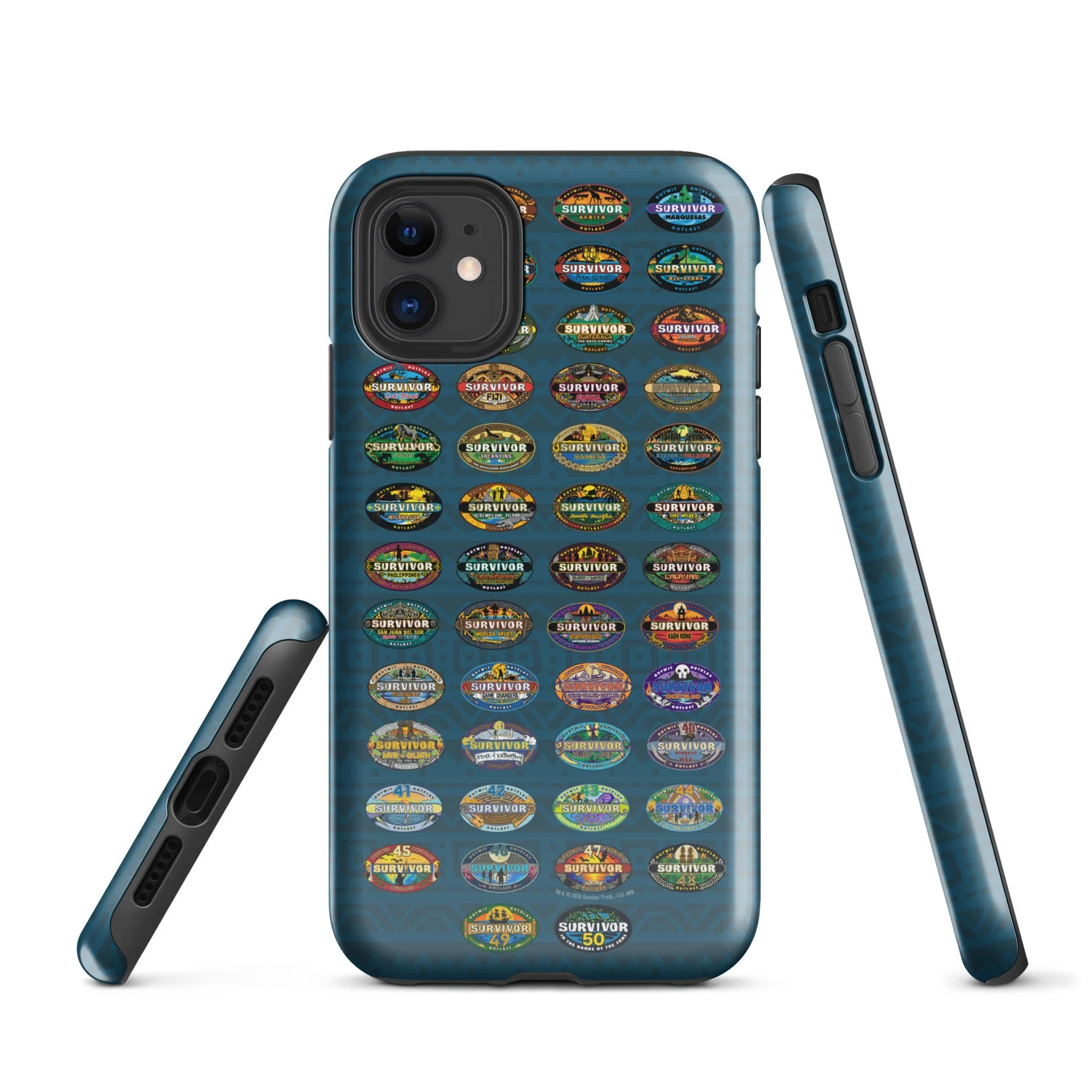 Survivor iPhone Tough Phone Case 50 Seasons Logo - Image 28