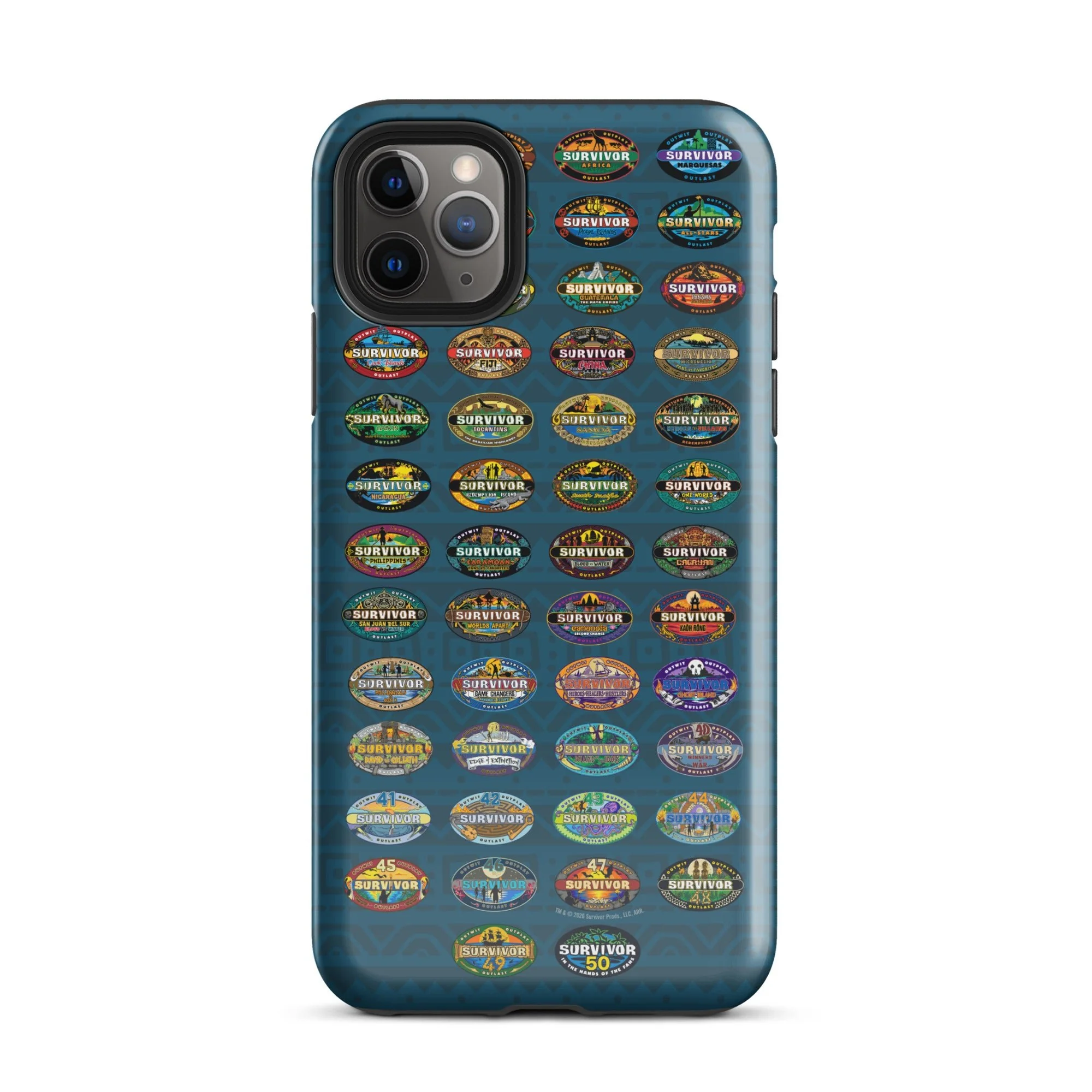 Survivor iPhone Tough Phone Case 50 Seasons Logo - Image 3