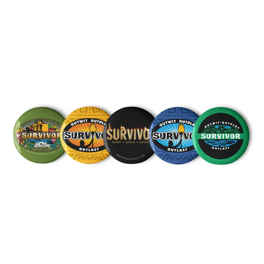 Survivor Logos Pin Set