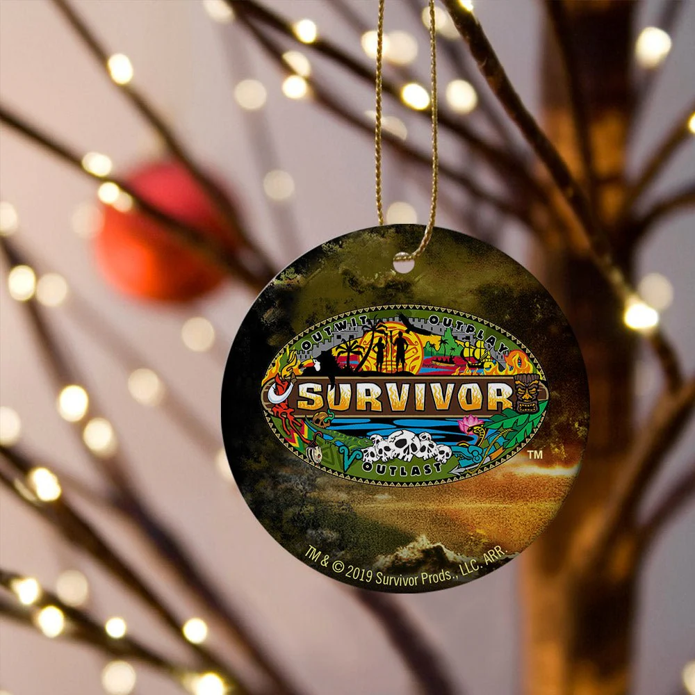 Survivor Mashup Logo Double Sided Ornament - Image 2