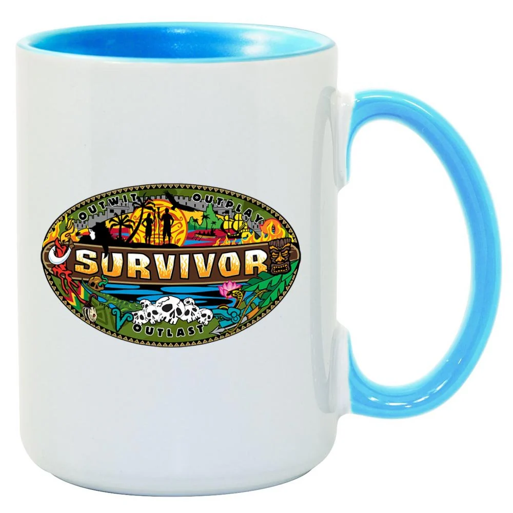 Survivor Mashup Logo Two-Tone Mug - Image 3