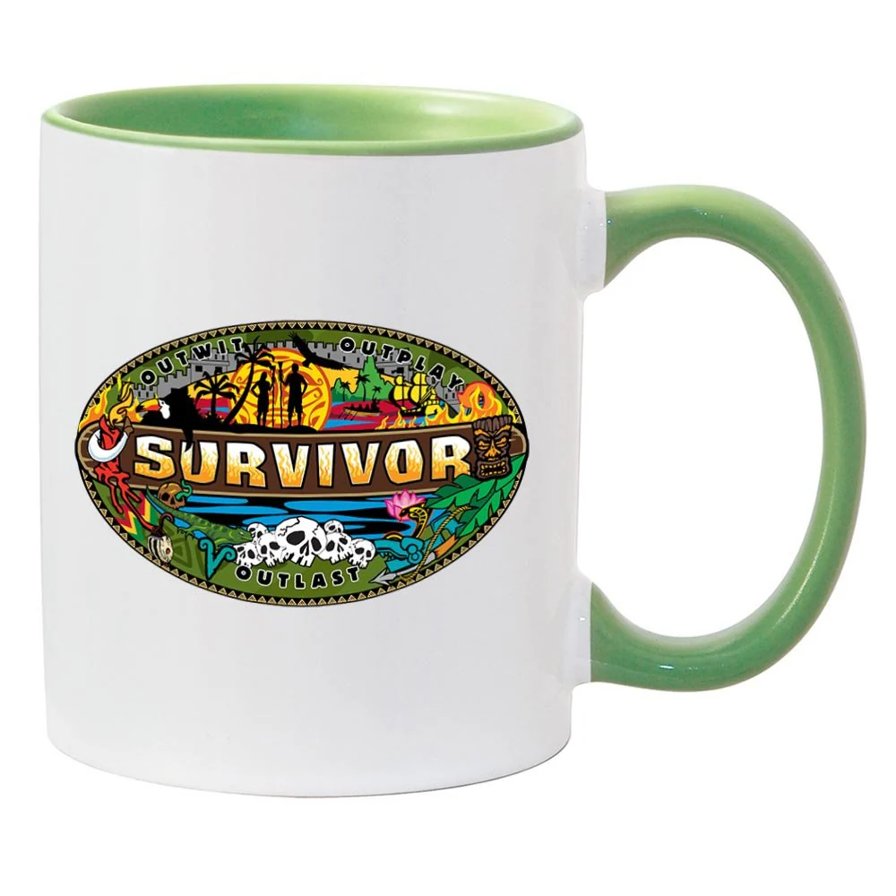 Survivor Mashup Logo Two-Tone Mug - Image 4