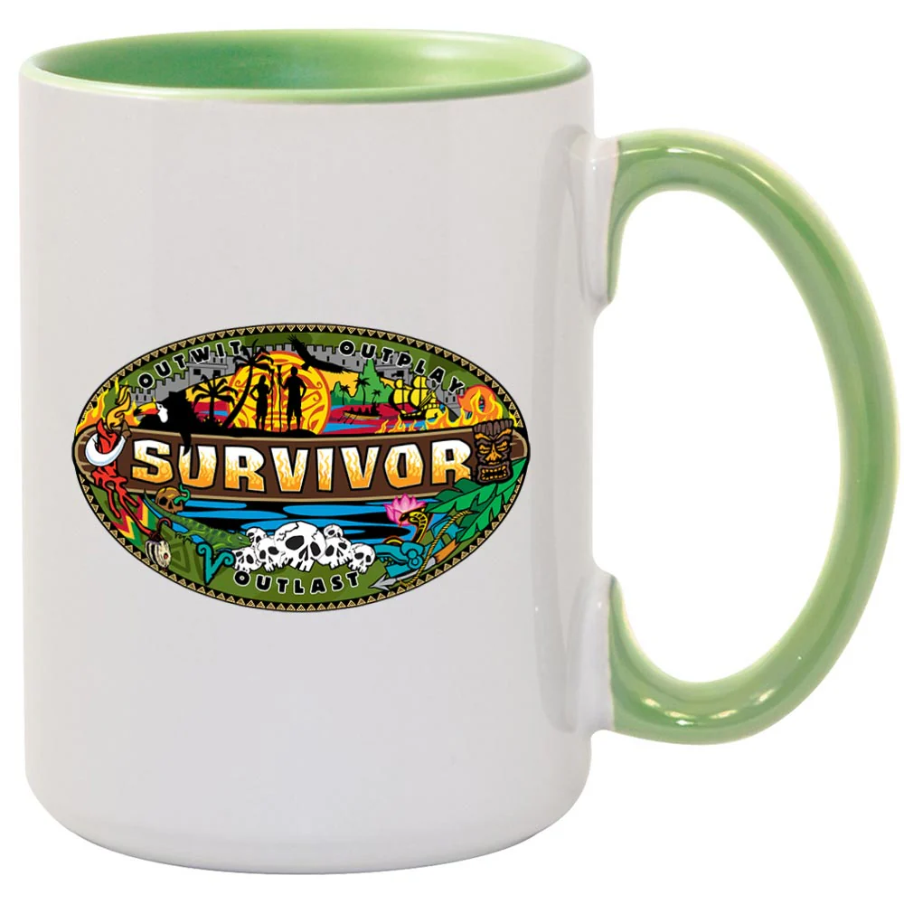 Survivor Mashup Logo Two-Tone Mug - Image 5