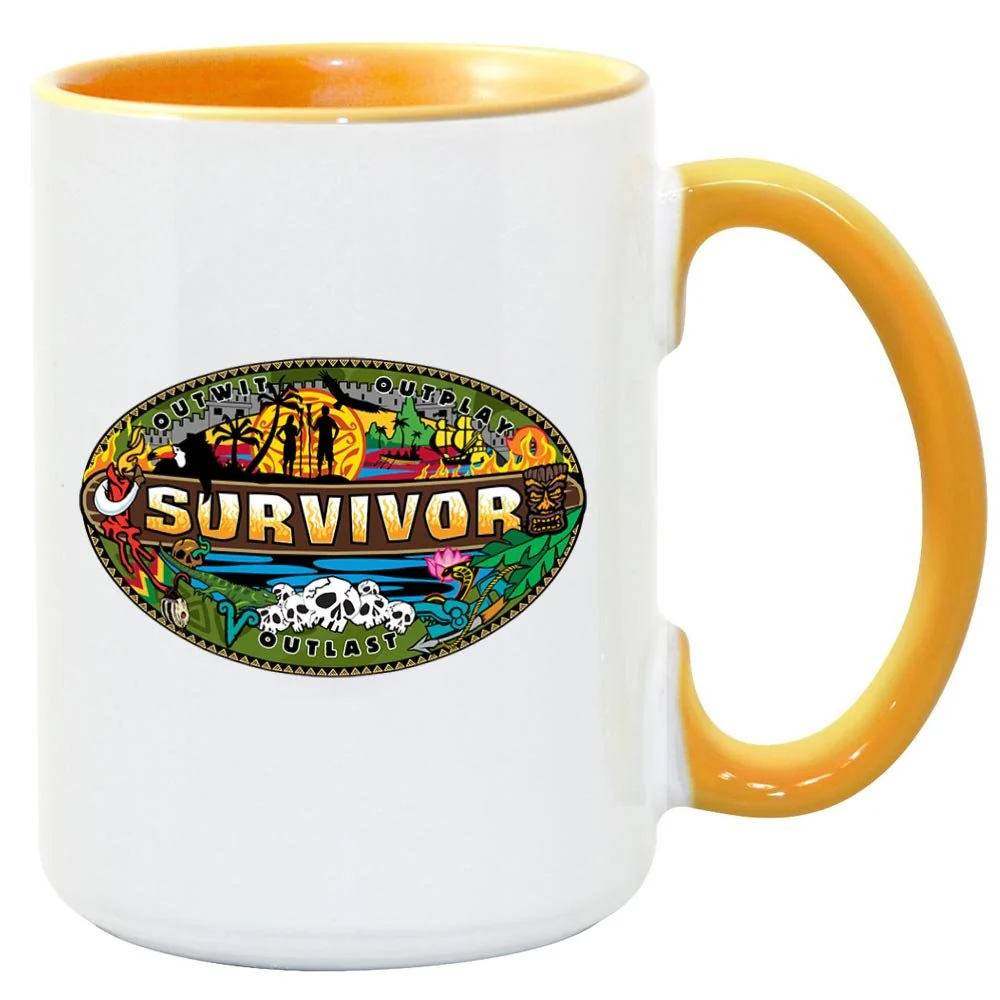 Survivor Mashup Logo Two-Tone Mug - Image 6