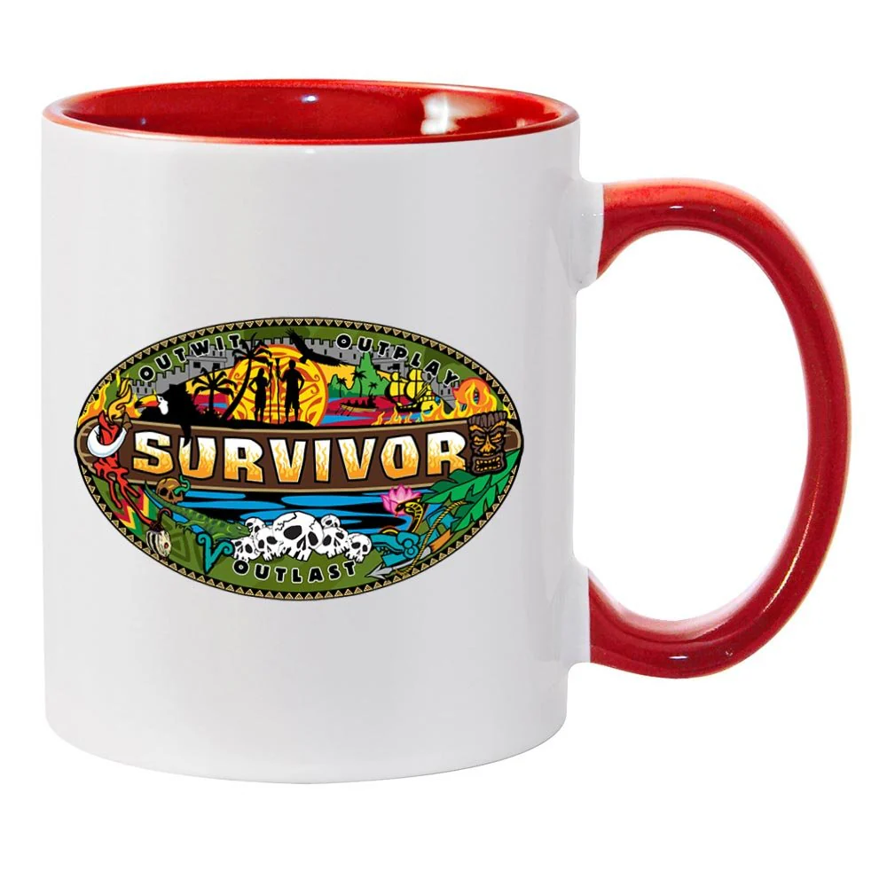 Survivor Mashup Logo Two-Tone Mug - Image 7