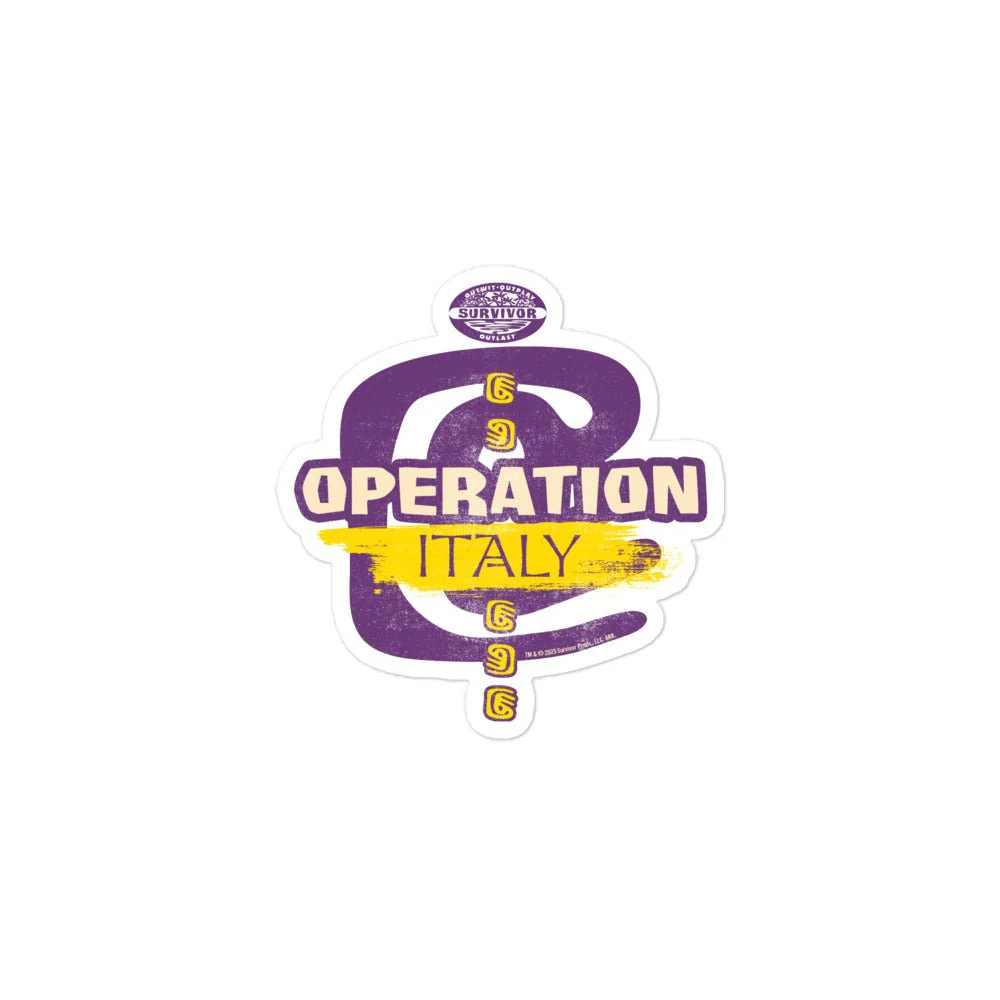 Survivor Operation Italy Sticker - Image 3