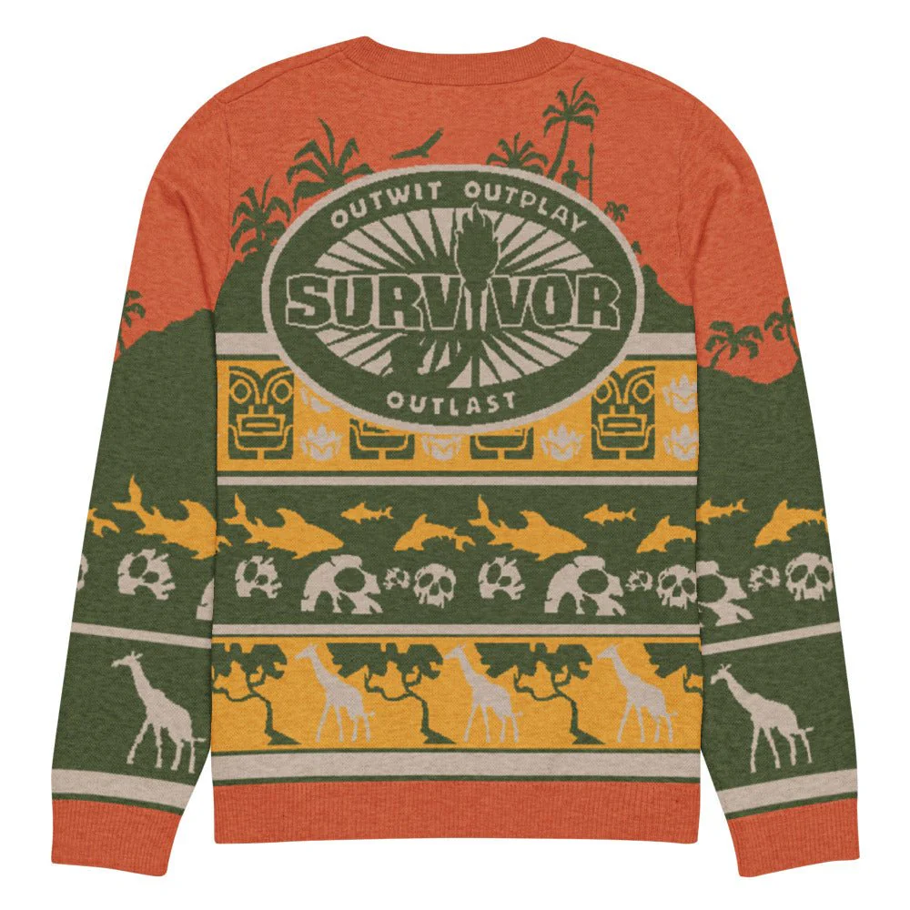 Survivor Outwit Outplay Outlast Unisex Knit Sweater