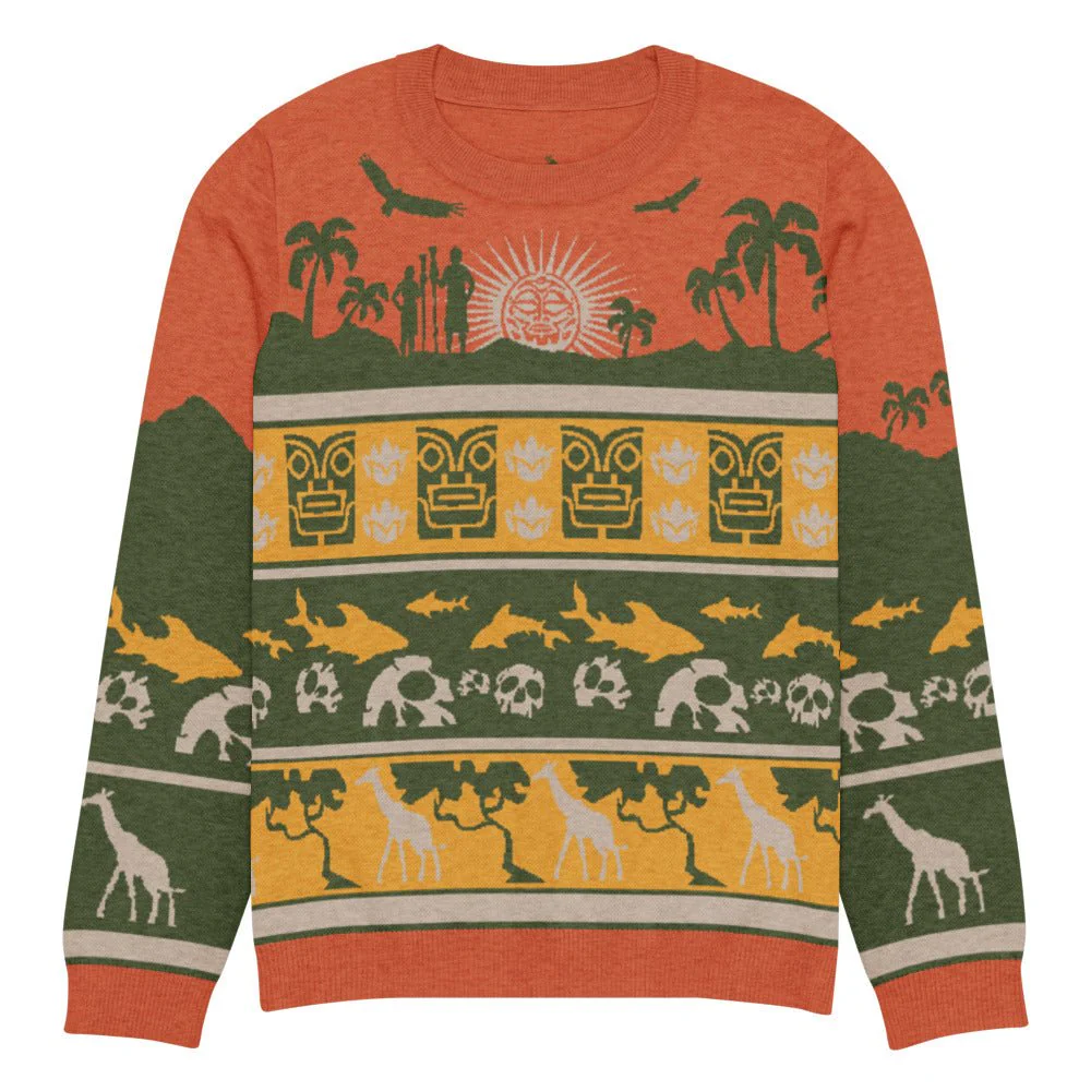 Survivor Outwit Outplay Outlast Unisex Knit Sweater - Image 2