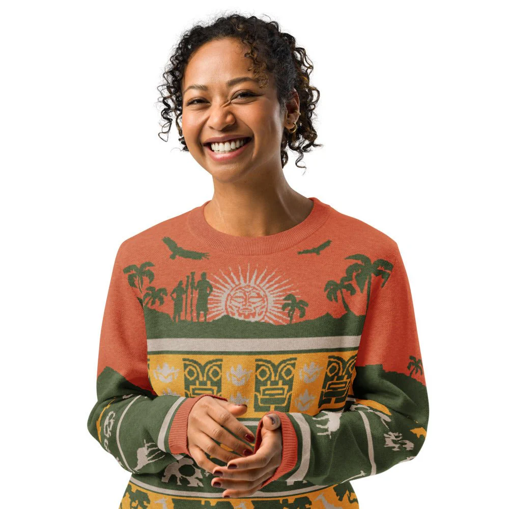 Survivor Outwit Outplay Outlast Unisex Knit Sweater - Image 6