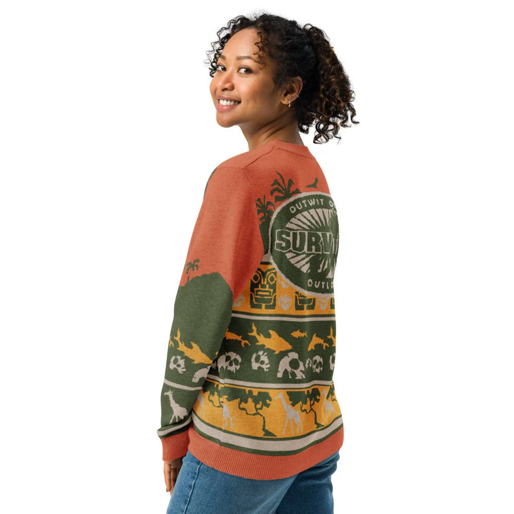 Survivor Outwit Outplay Outlast Unisex Knit Sweater - Image 7