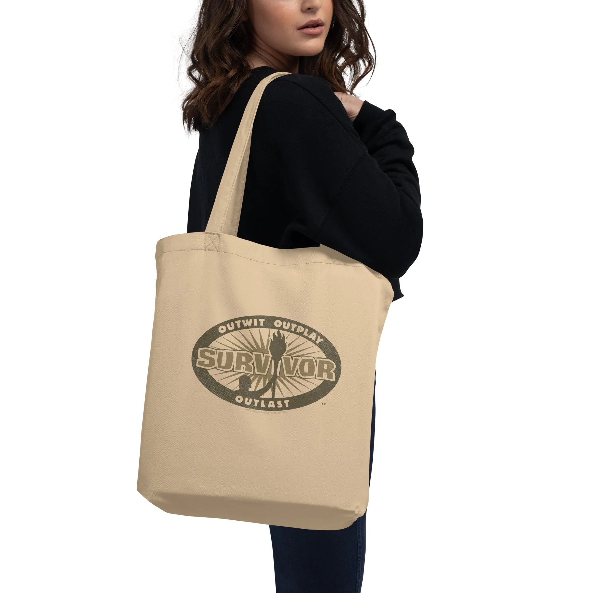 Survivor Outwit, Outplay, Outlast Large Eco Tote - Image 2