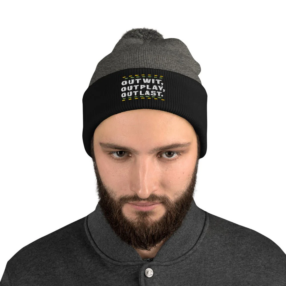 Survivor Outwit, Outplay, Outlast Pom Pom Beanie - Image 2