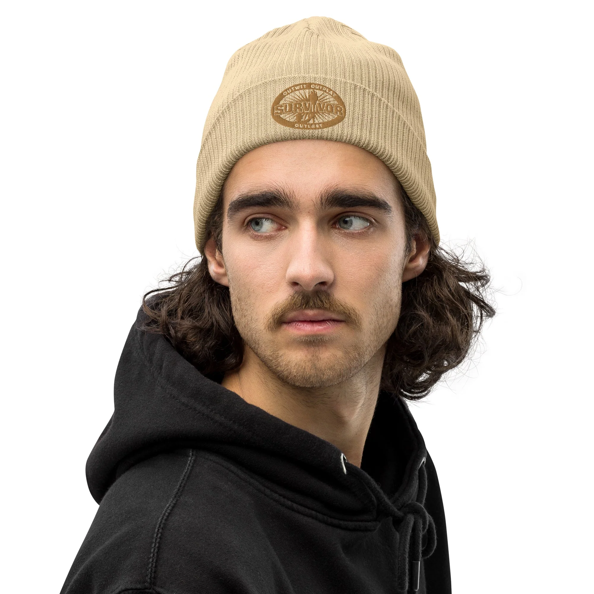 Survivor Outwit, Outplay, Outlast Recycled Cuffed Beanie - Image 2