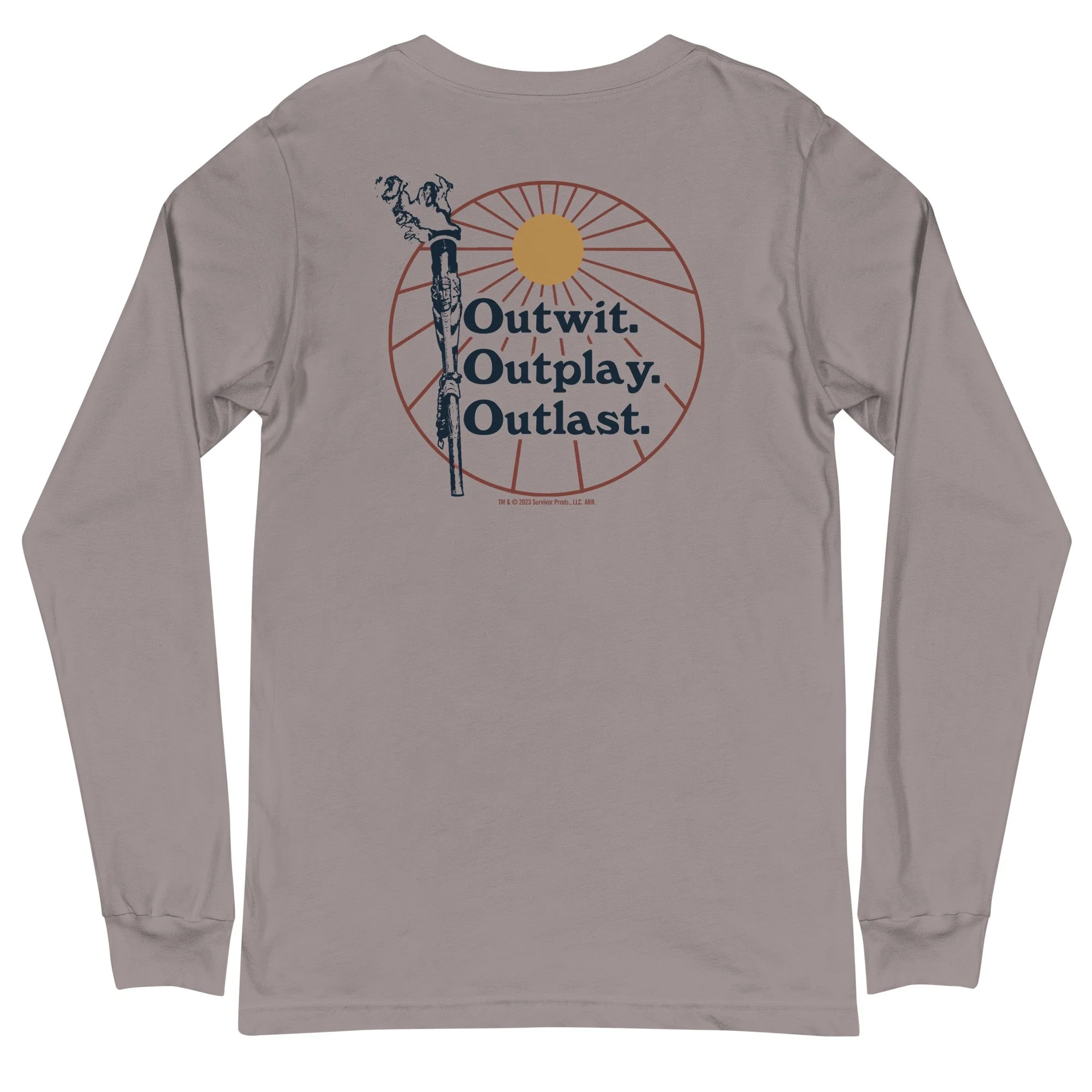 Survivor Outwit, Outplay, Outlast Torch Unisex Long Sleeve - Image 6