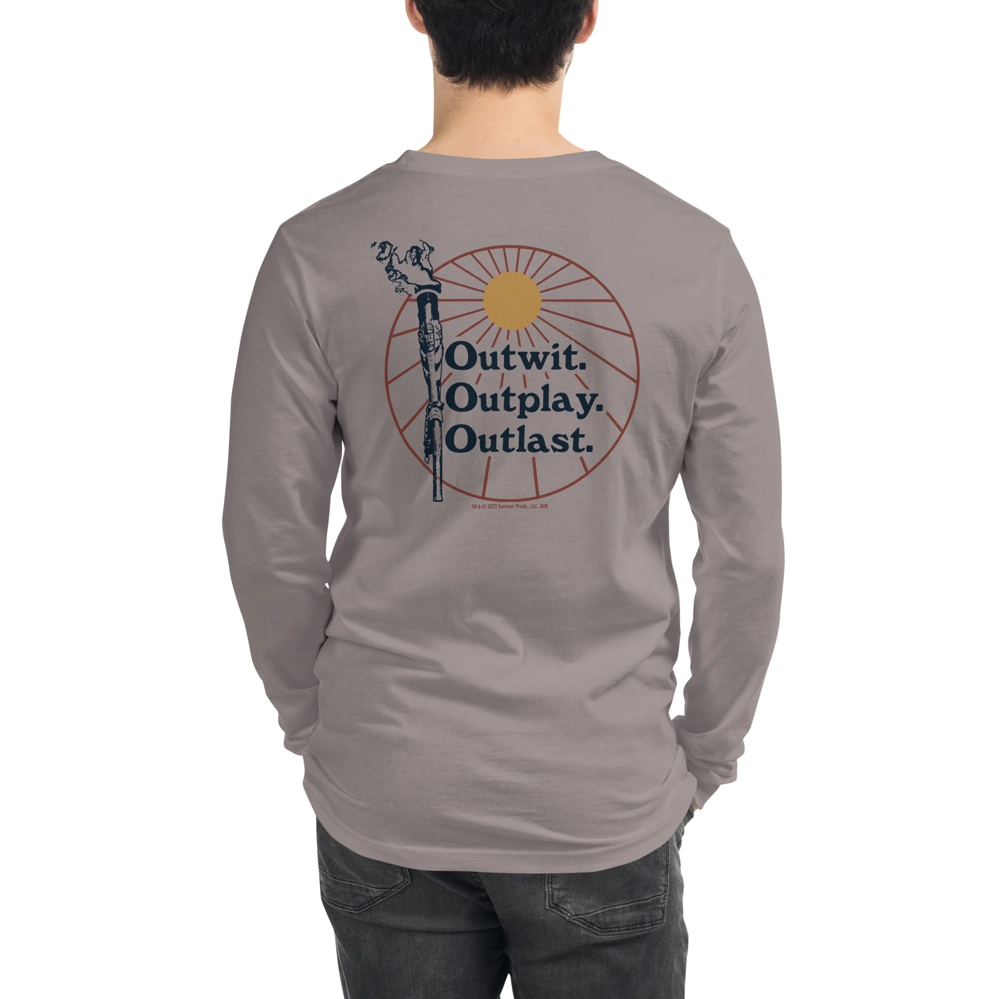 Survivor Outwit, Outplay, Outlast Torch Unisex Long Sleeve - Image 8