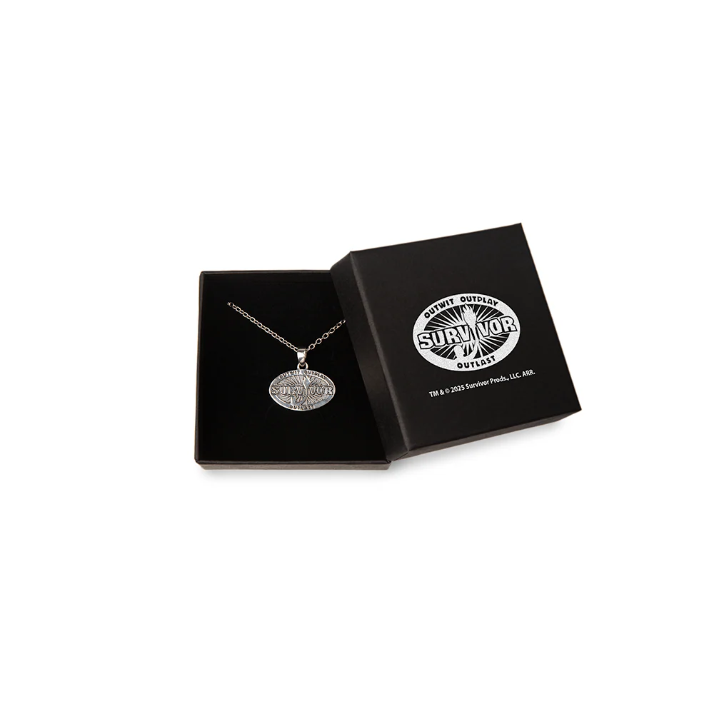 Survivor 50th Season Silver Pendant Necklace - Image 2