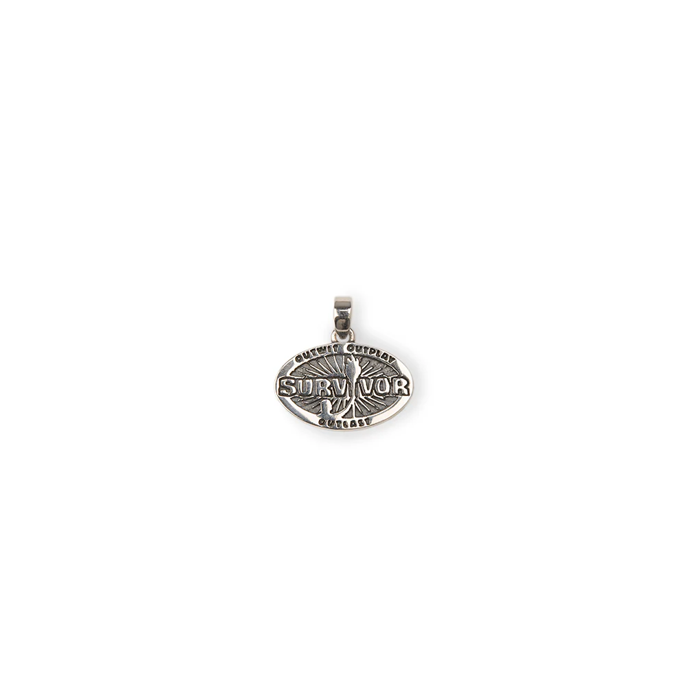 Survivor 50th Season Silver Pendant Necklace - Image 3