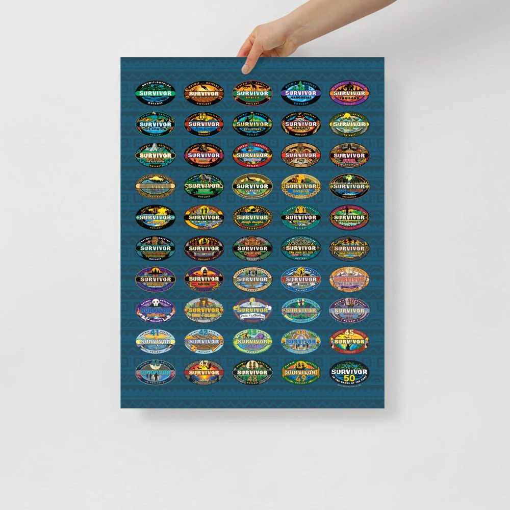 Survivor Premium Poster 50 Seasons Logo - Image 2