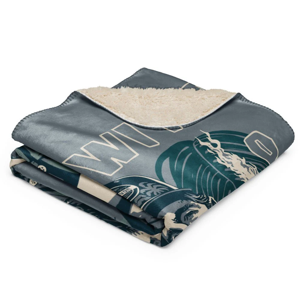 Survivor Premium Sherpa Blanket Jeff Tribal Outwit. Outplay. Outlast. - Image 3
