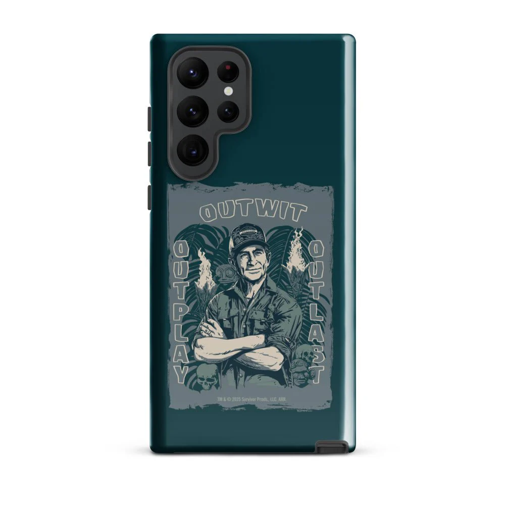 Survivor Samsung Tough Case Jeff Tribal Outwit. Outplay. Outlast. - Image 22