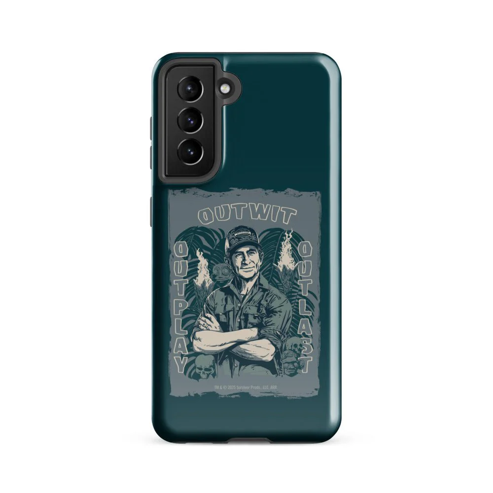 Survivor Samsung Tough Case Jeff Tribal Outwit. Outplay. Outlast. - Image 31
