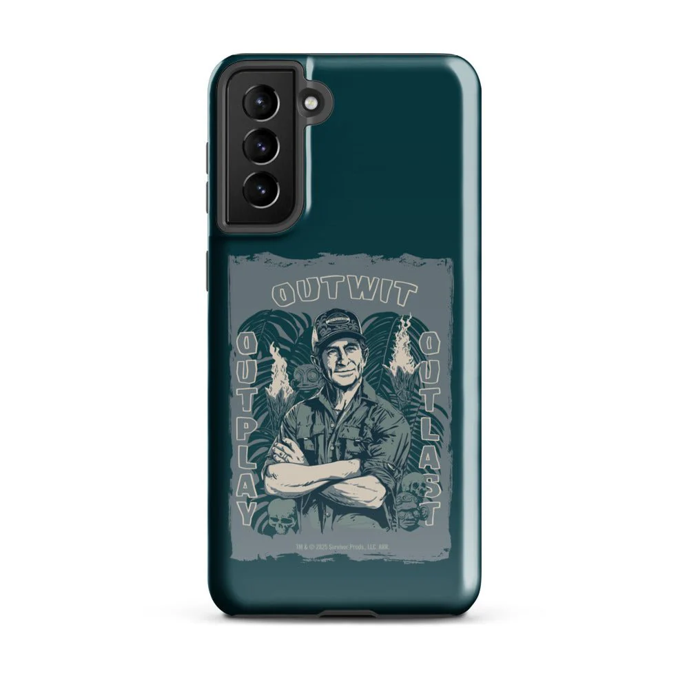 Survivor Samsung Tough Case Jeff Tribal Outwit. Outplay. Outlast. - Image 37